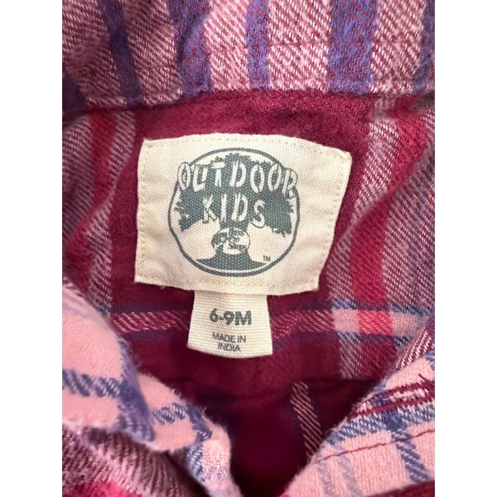 Outdoor Kids Romper Millie&Myles Sleeper‎ Baby Girl 6-9M Lot 1 Plaid 1 Jellyfish